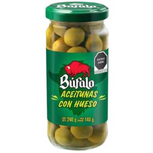 BUFALO ACEITUNAS CON HUESO 240G