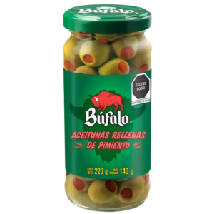 BUFALO ACEITUNAS RELLENAS DE PIMIENTO 220G