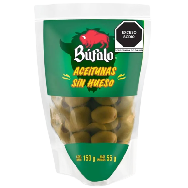 BUFALO ACEITUNAS SIN HUESO 150G