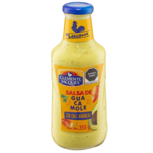 CLEMENTE JACQUES SALSA GUACAMOLE CON CHILE HABANERO 355G