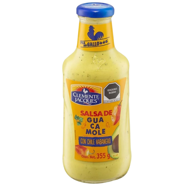 CLEMENTE JACQUES SALSA GUACAMOLE CON CHILE HABANERO 355G