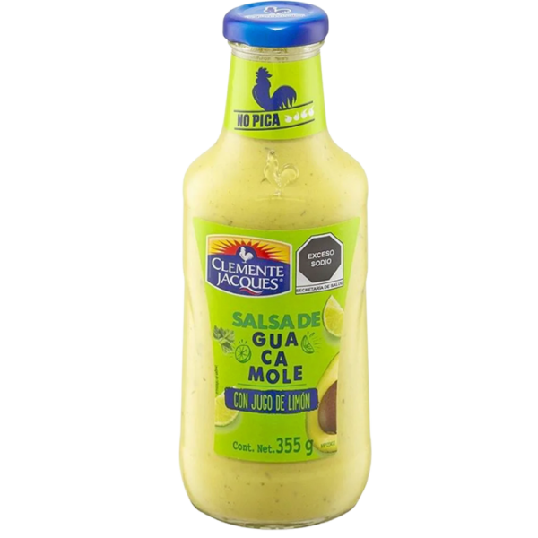 CLEMENTE JACQUES SALSA GUACAMOLE CON JUGO DE LIMON 355G