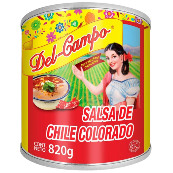 DEL CAMPO SALSA DE CHILE COLORADO 820G