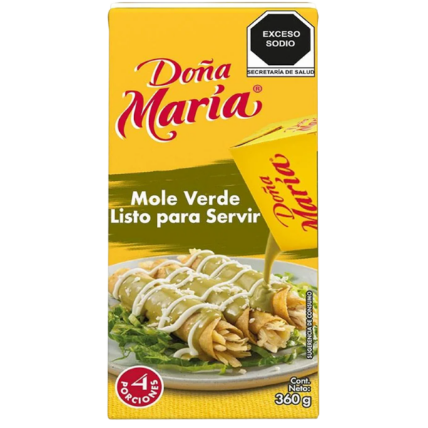 DOÑA MARIA MOLE VERDE LISTO PARA SERVIR 360G