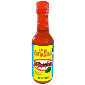 EL YUCATECO SALSA PICANTE ROJA DE CHILE HABANERO 120G