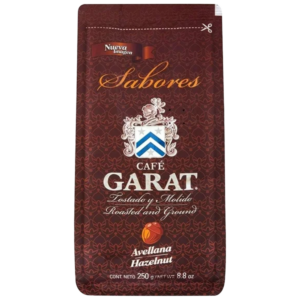 GARAT SABORES CAFE TOSTADO Y MOLIDO AVELLANA 250G