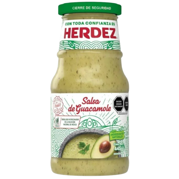 HERDEZ SALSA GUACAMOLE 445G HERDEZ SALSA GUACAMOLE 445G