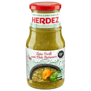 HERDEZ SALSA VERDE CON CHILE HABANERO 453G
