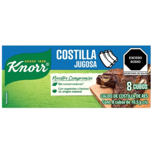 KNORR COSTILLA JUGOSA 8 CUBOS DE 10,5G