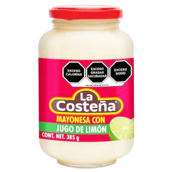 LA COSTEÑA MAYONESA CON JUGO DE LIMON 385G