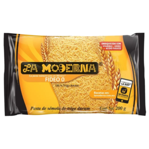 LA MODERNA FIDEO 0 PASTA DE SEMOLA 200G
