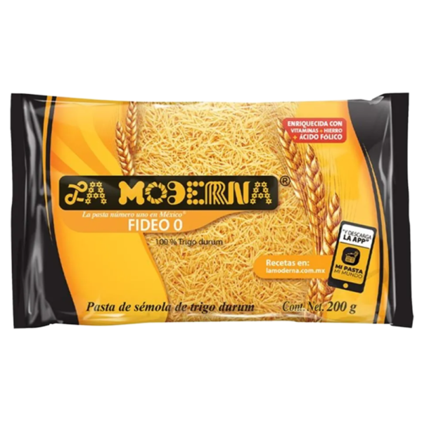 LA MODERNA FIDEO 0 PASTA DE SEMOLA 200G