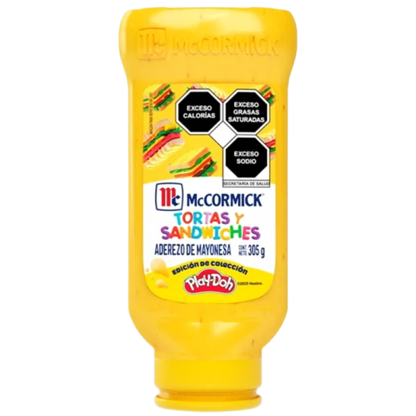 MCCORMICK TORTAS Y SANDWICHES ADEREZO DE MAYONESA 305G