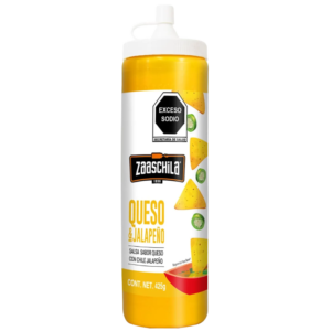ZAASCHILA QUESO Y JALAPEÑO SALSA SABOR QUESO 425G