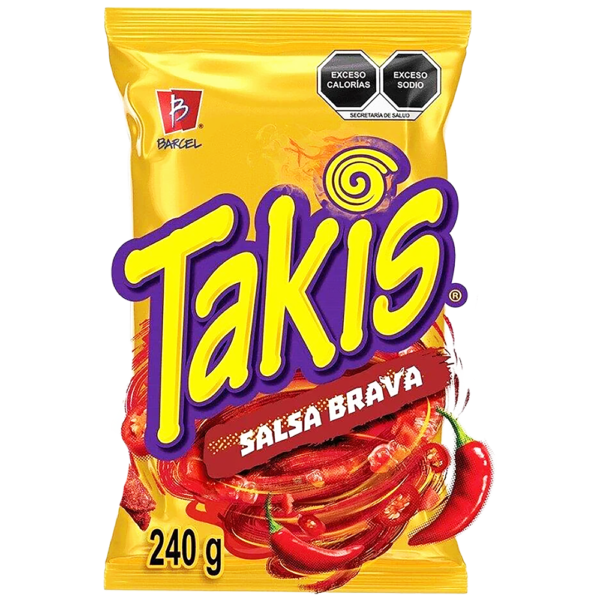 BARCEL TAKIS SABOR SALSA BRAVA 240g