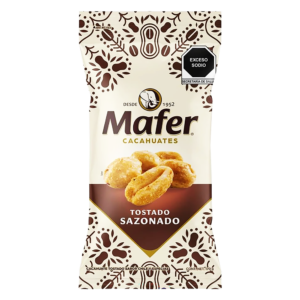 MAFER CACAHUATE TOSTADO SAZONADO 170G