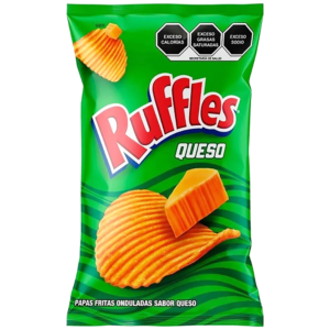 RUFLES PAPAS FRITAS SABOR QUESO 185G