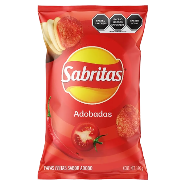 SABRITAS ADOBADAS PAPAS SABOR ADOBO 160G