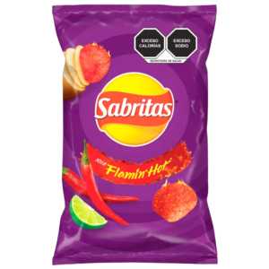 SABRITAS XTRA FLAMIN HOT PAPAS SABOR QUESO, CHILE Y LIMON 160G